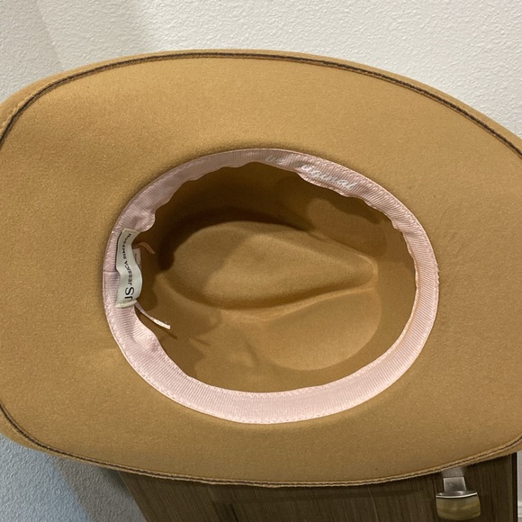 NWT Jessica Simpson,  Ashleigh Twisted Rhinestone Western Cowboy Hat / NS - Picture 6 of 9